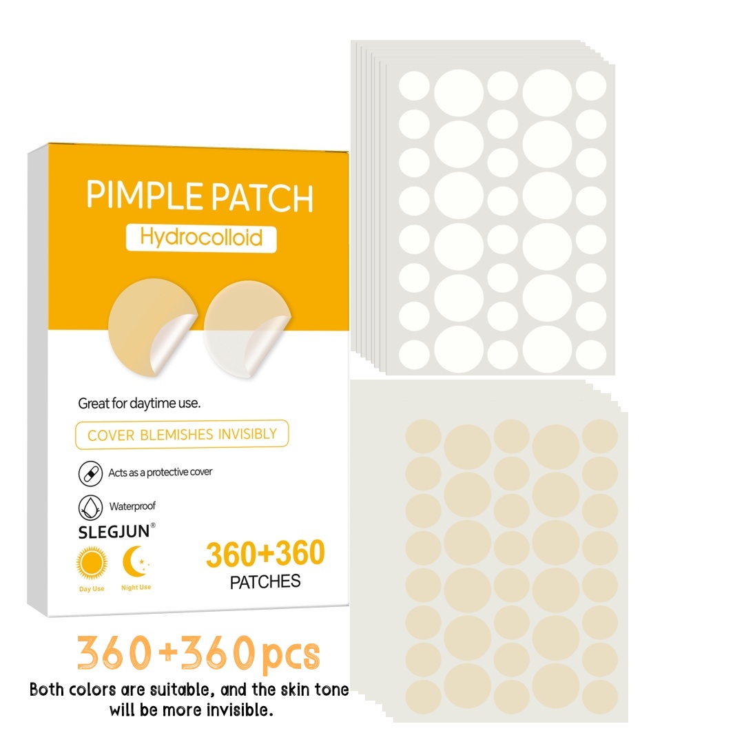Skincare Gentle - 360 Pcs Round Hydrocolloid Acne Patches