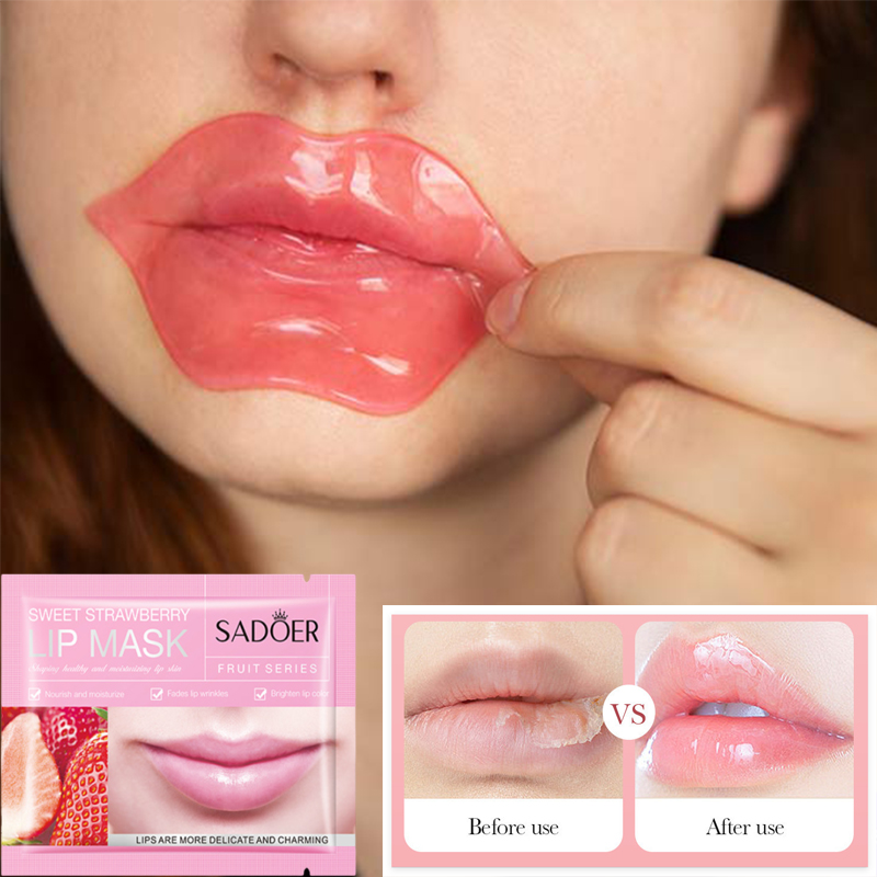 Skincare Collagen - SADOER Fruits Moisturizing Lip Mask Lips