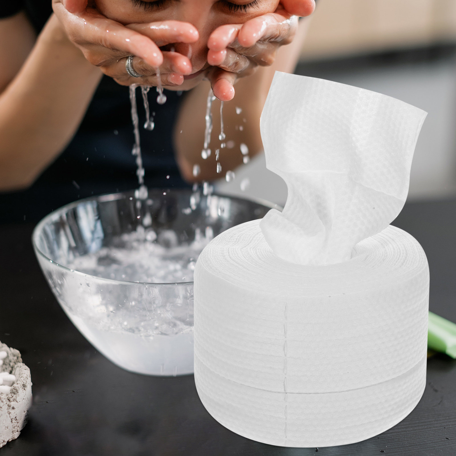 60Pcs Disposable Face Towel Pu - Skincare Gentle review and price