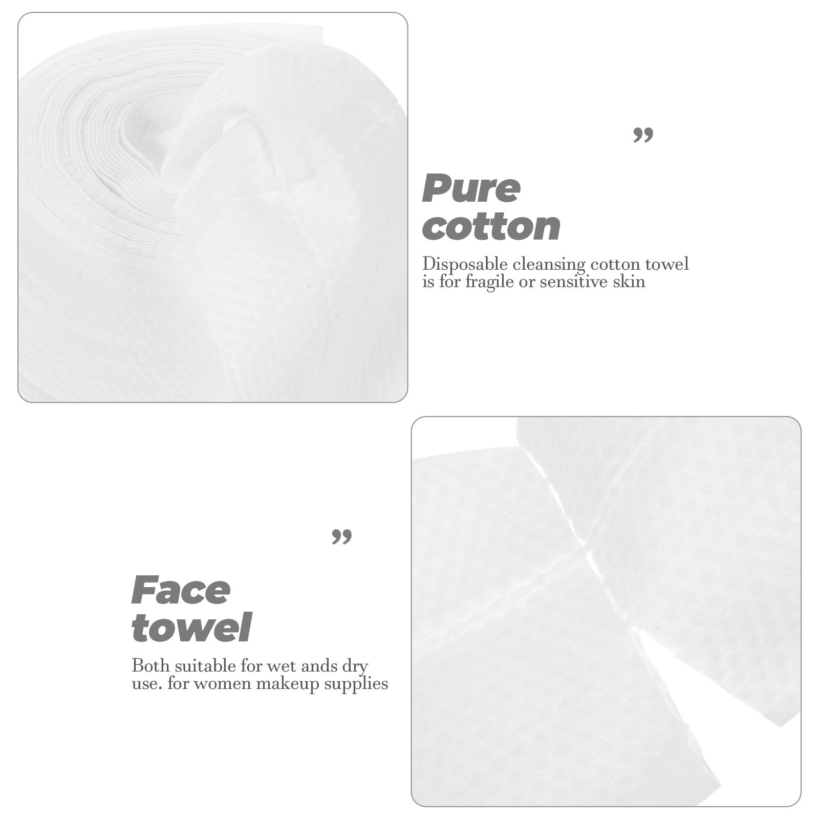 60Pcs Disposable Face Towel Pu - Skincare Gentle review and price