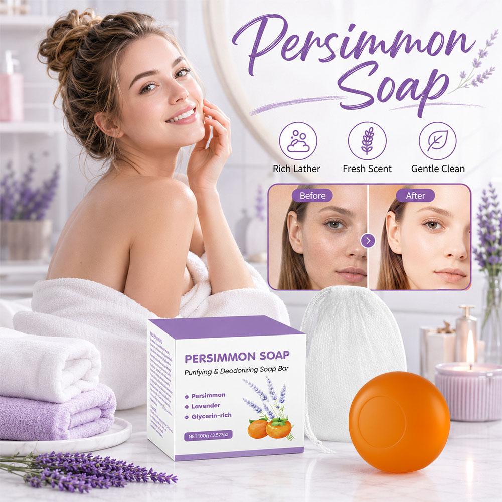 Persimmon lavender Soap Bar Pe - Skincare Gentle review and price