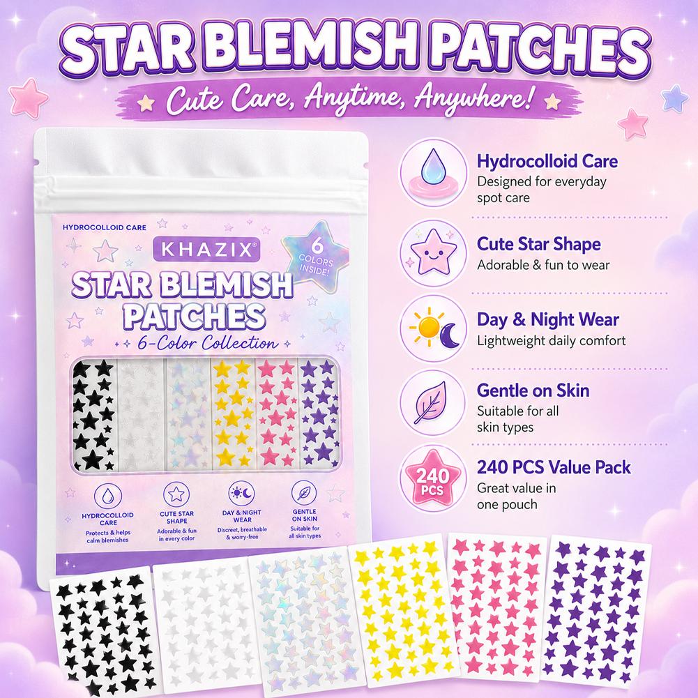 Seven-Color Star Pimple Patche - Skincare Gentle review and price