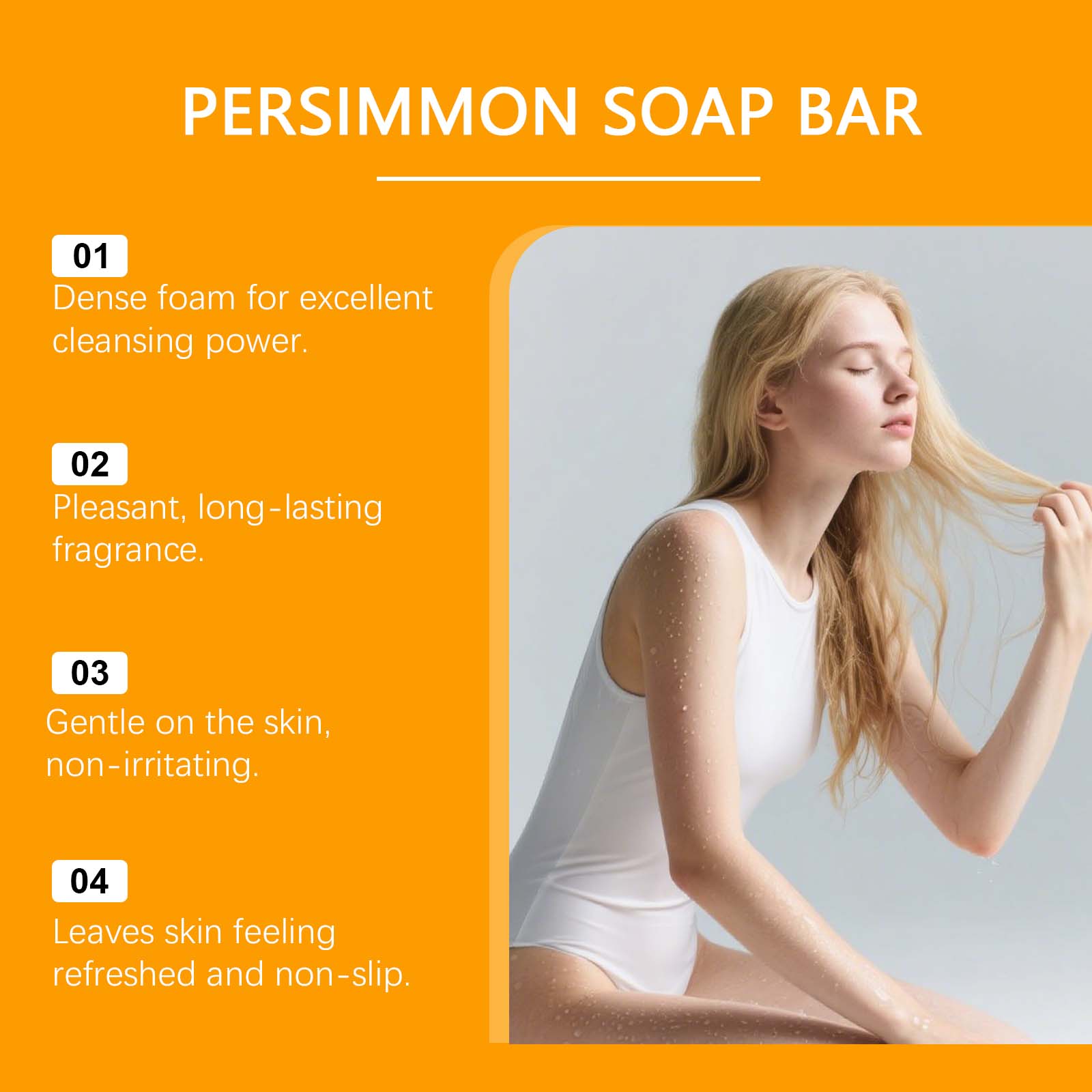 Persimmon Fresh Bath Soap Gent - Skincare Gentle review and price