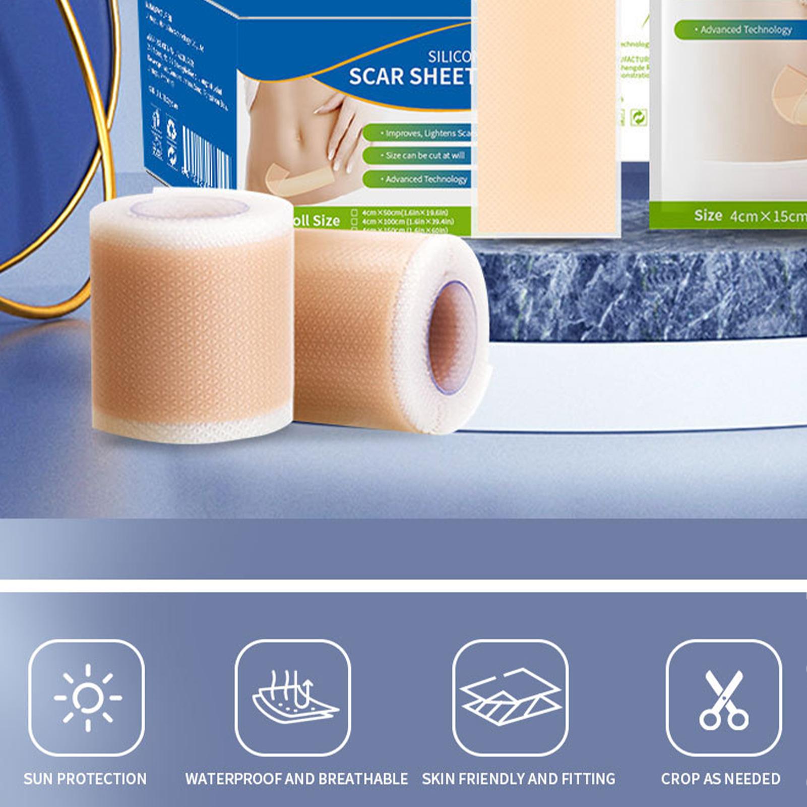 1 Roll Silicone Scar Sheets 4c - Skincare Collagen review and price