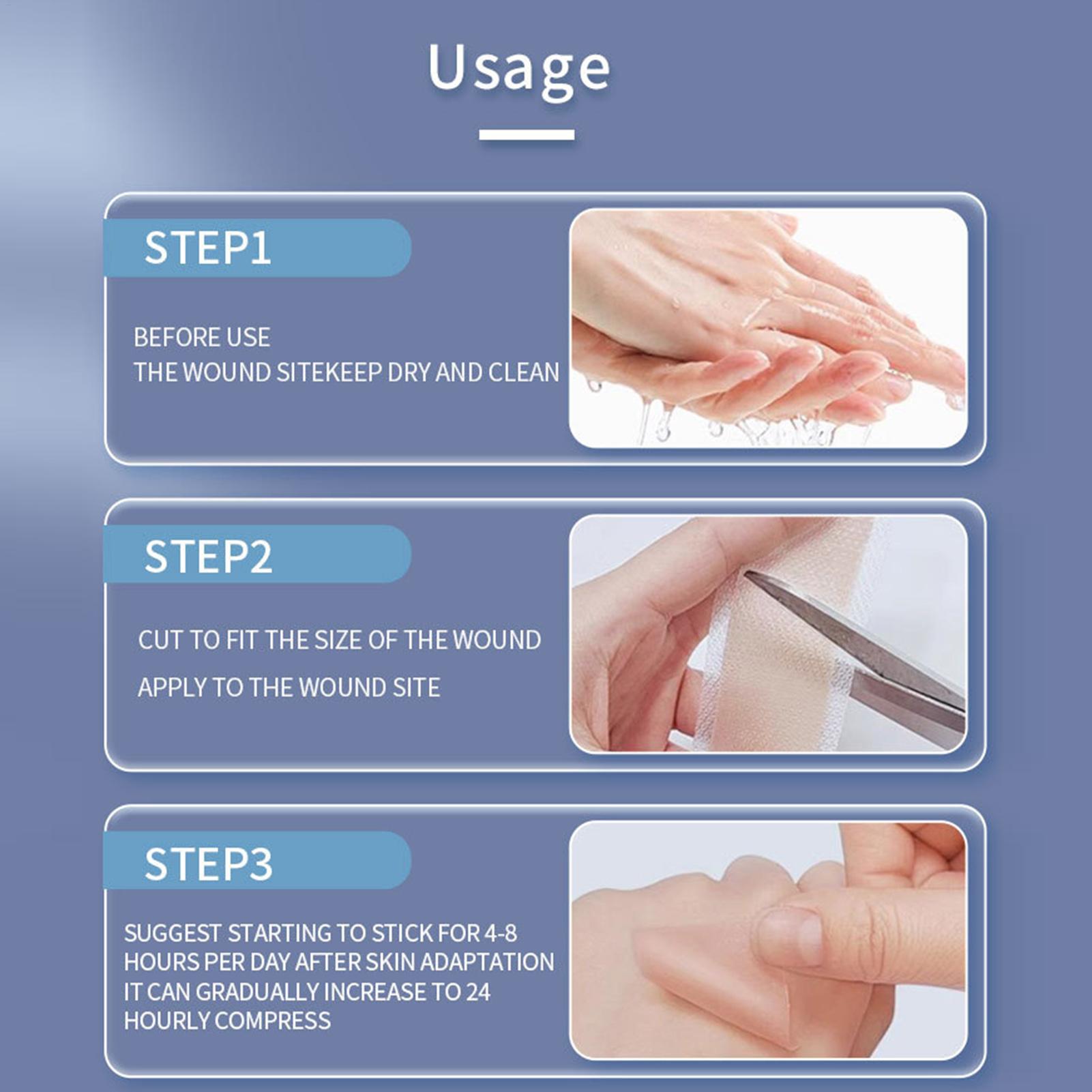 1 Roll Silicone Scar Sheets 4c - Skincare Collagen review and price